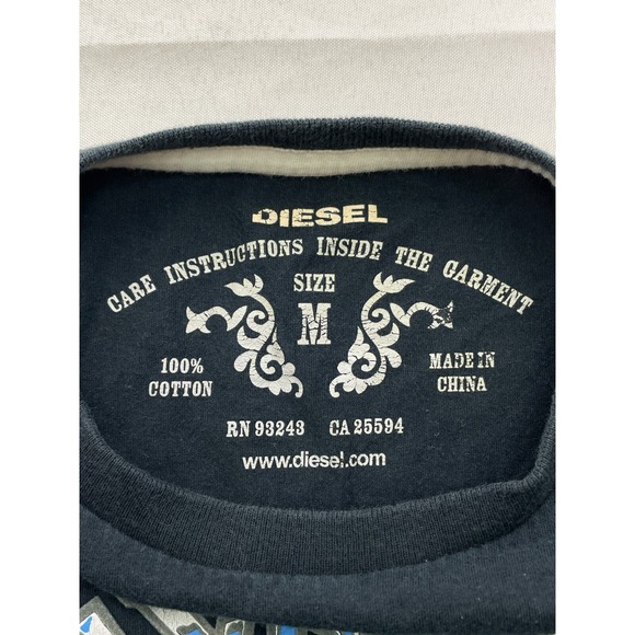 Diesel Truckistan Uzbek Rally 1984 Black Cotton T-Shirt Women's MEDIUM - Picture 7 of 8